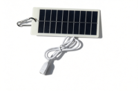 Panneau solaire monocristallin 1,2W 5V avec sortie USB, chargeur solaire portable DIY pour téléphone portable et camping