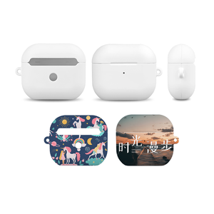 Pour les étuis Pro 3, ensemble de quatre pièces en plastique antichoc avec sublimation 3D, film blanc 3D enduit, housses pour écouteurs, design DIY - Product Image 2