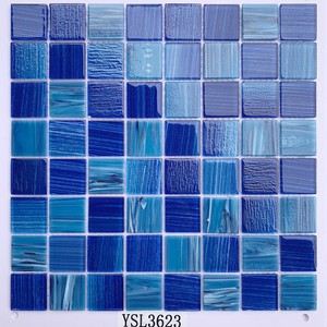 Aqua màu xanh lá cây Ice Jade nhà máy giá bán buôn hồ bơi khảm thủy tinh ngọc bích khảm phòng tắm gạch màu xanh lá cây hồ bơi - Product Image 4