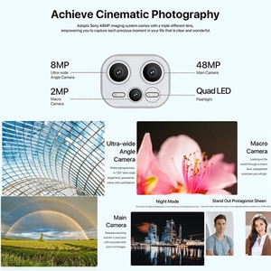 Nouvelle arrivée UMIDIGI <span class=keywords><strong>F3</strong></span> <span class=keywords><strong>Pro</strong></span> <span class=keywords><strong>5G</strong></span> téléphone portable 6 Go + 128 Go 6.6 pouces 6150mAh téléphones mobiles 4G Android 13 Smartphones - Product Image 5