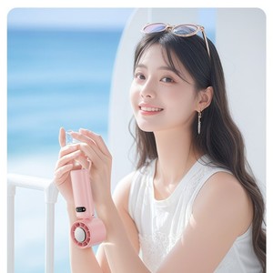 F20 Cooling Mini Fan Bladeless Usb Powered Portable <b>Desk</b> Fan With Ice Compress Function <b>Foldable</b> Design - Product Image 4