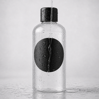 Rouleau d'étiquettes synthétiques noires rondes de 40 mm x 40 mm, résistantes à l'huile et à l'eau, pour l'impression par transfert thermique, idéal pour l'emballage de marques de luxe
