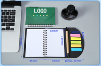 Ensemble de bloc-notes et stylo personnalisé avec logo, petit bloc-notes ligné, bloc-notes de poche pour les entreprises, le bureau, l'école, cadeau promotionnel