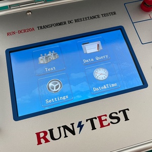 RUN עבור בודק התנגדות <span class=keywords><strong>DC</strong></span> חד פאזי בעל דיוק גבוה של 0.2% לסלילת שנאים 20A IEC עבור - Product Image 6