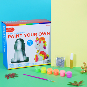 Kit <span class=keywords><strong>de</strong></span> <span class=keywords><strong>peinture</strong></span> personnalisé pour assiettes en porcelaine, comprenant 1 figurine en porcelaine, 6 peintures, pinceaux, kit <span class=keywords><strong>de</strong></span> <span class=keywords><strong>peinture</strong></span> céramique - Product Image 4