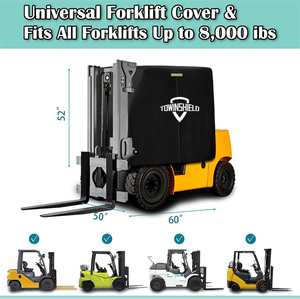 Полиэстер Водонепроницаемый сверхмощный контроль вилочный погрузчик кабина Универсальная крышка от дождя вилочный погрузчик Крышка кабины - Product Image 2
