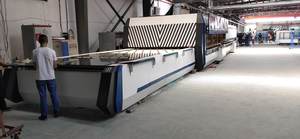 도매 평면 유리 강화 기계 용광로 강화 유리 PLC 및 모터 코어 구성 요소로 오븐 만들기 - Product Image 3