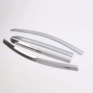 Pare-pluie WZXD, nouvelle arrivée, accessoires extérieurs pour voiture, ABS chromé de haute qualité, 2018 pour Wigo - Product Image 1