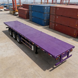 Remolque de Plataforma Multifuncional de 2/3 Ejes y 40 Pies para Transporte de Contenedores y Equipos - Product Image 3