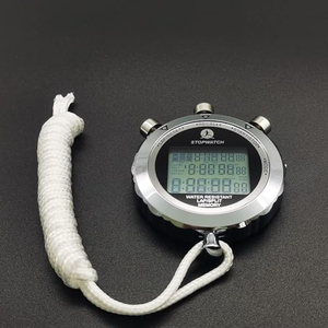 Chronomètre de poche en métal avec fonction de rappel, chronomètre numérique pour la course à pied, chronomètre LCD professionnel - Product Image 3