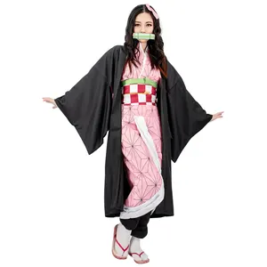 Hot Sale Großhandel Halloween Kostüm hübsche Anime Adult Kleidung Full Outfit Kimono Uniform Cosplay Kostüm