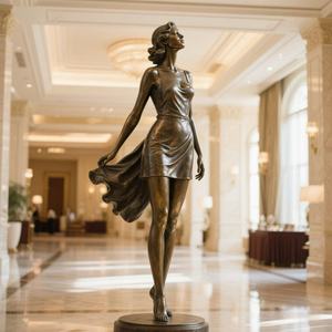 Бронзовая эротическая скульптура для женщин с новым дизайном - Product Image 1