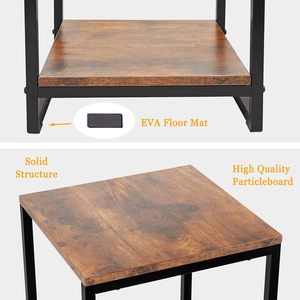 Soporte de Hierro de 3 Niveles, Moderno, Resistente y Duradero, para Plantas de Interior, para Sala de Estar, Balcón, Patio, Jardín, Soporte Alto para <span class=keywords><strong>Macetas</strong></span> de Esquina - Product Image 3