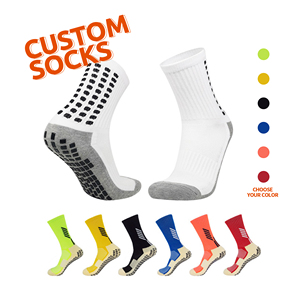 2026 High Quality Youth Spring Dry Fit Crew Sports <b>Socks</b> Glue Dot for Running Football Cycling - Product Image 1