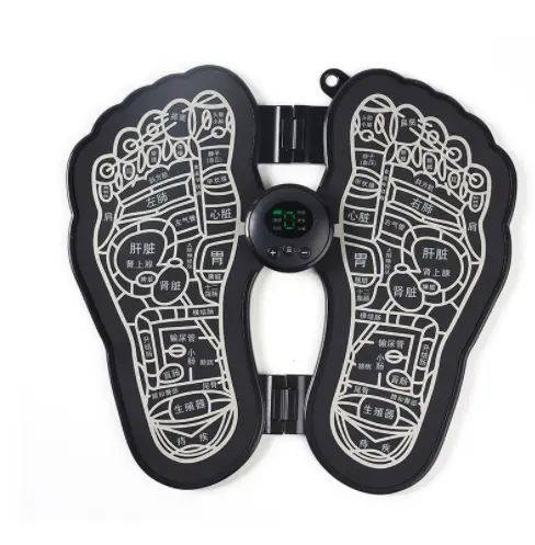 USB charging model Pulse physiotherapy foot pad micro-current foot massage device Intelligent EMS massage foot pad