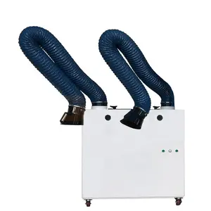 Moland Supplier Produce Double Suction Arms Portable Soldering Welding Fume Extractor With Ce Certification