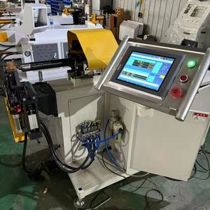 Machine de cintrage automatique de tubes de condenseur en acier inoxydable et aluminium, contrôlée par PLC, haute précision, avec moteur pneumatique pour tuyaux - Product Image 2