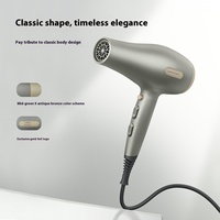 Sèche-cheveux ionique CONFU 2000W avec moteur AC, en plastique, à air chaud/froid, pour usage domestique et professionnel, séchage rapide, modèle styliste