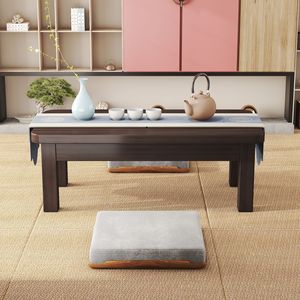 Table basse en bois minimaliste moderne, table à thé au sol style tatami, table à café multifonctionnelle pour salon et chambre, table Kang - Product Image 3