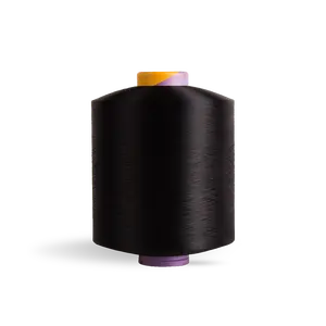 ファクトリーダイレクトACY40/150ポリエステル空気で覆われた糸デニムを作るための高弾性