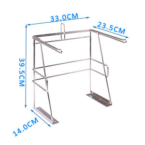 Nouveau design de sac de t-shirt d'épicerie support de stockage présentoir en métal pour le shopping - Product Image 4