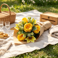 Bouquet de roses artificielles en fer forgé, arrangement floral en soie, fausse composition florale pour mariage, centre de table, décoration de fête