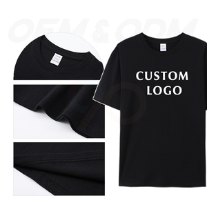T-Shirt di Alta Qualità Personalizzabile con il Tuo Logo, 100% <span class=keywords><strong>Cotone</strong></span>, Collo Tondo, Maglietta Semplice Casual da Uomo con Stampa Logo - Product Image 4