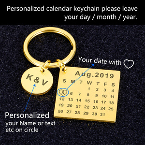 <span class=keywords><strong>2025</strong></span> Tùy Chỉnh Khắc Keyring Giá Rẻ Bảng Chữ Cái Hạt Chữ Keychain Khắc Khắc Cá Nhân Lịch Quảng Cáo Keychain - Product Image 4