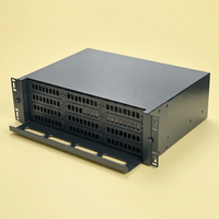 Boîtier fibre optique ODF 96 ports 3U, panneau de brassage fibre optique, boîtier de terminaison fibre optique montable en rack 96 ports, panneau de brassage ODF OEM ODM