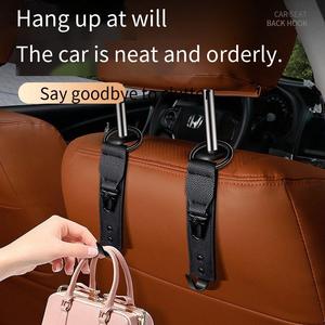 Hot Selling Multifunctional <strong>Car</strong> Seat Back <strong>Hook</strong> Leather Metal Interior Storage and Storage <strong>Car</strong> <strong>Hook</strong> - Product Image 6