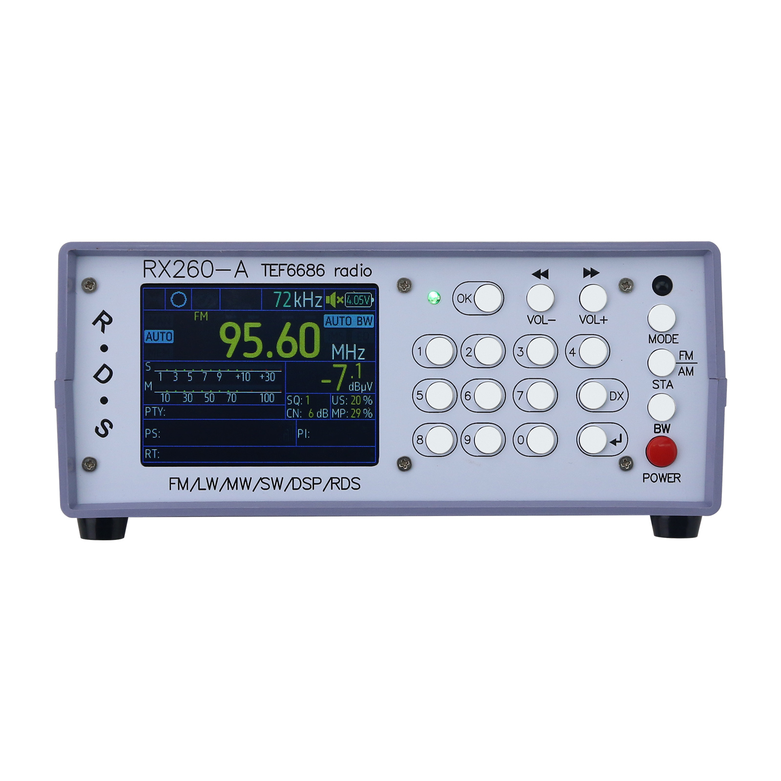 AM RADIO RECEIVER・顕微鏡 RX260-A Digital FM/AM/LW/MW/SW Radio Receiver - High Sensitivity