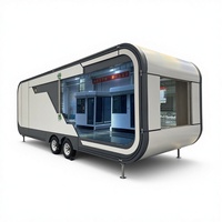 Capsule spatiale de luxe en acier, maison conteneur, panneau sandwich, appartement/villa modulaire préfabriqué portable pour hôtel et complexe hôtelier