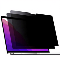 Écran de confidentialité de qualité supérieure LX Tech Grade AAA, matériau PET souple, anti-espionnage, épaisseur 0,25 mm, MacBook Pro 14,2 pouces (2021-2024 M1/M2/M4), ordinateur portable 360