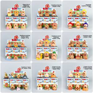 Figuras de Acción de PVC de Capibara <span class=keywords><strong>Anime</strong></span>, Estilo Diario, Pequeñas, Sencillas, Lindas, de Nutria, Feo Lindo, Populares en Internet, Juguetes de Moda, Caja Sorpresa - Product Image 3