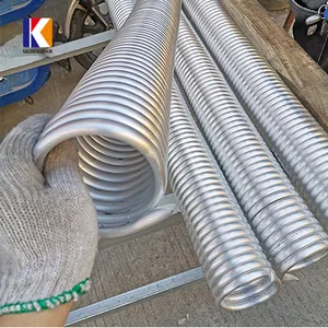 Tubo de alumínio revestido, 20mm 25.4mm tubo de alumínio de extrusão de alumínio