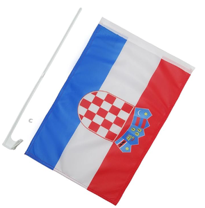 Double-Sided Polyester All Soccer Team Window Car Flag 2026 Country Flag Customizable Digital Printing Football Event - Product Image 3