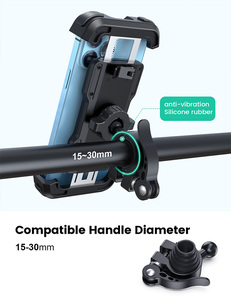 <span class=keywords><strong>Support</strong></span> de téléphone pour vélo Lamicall BP08 à dégagement rapide, verrouillage de sécurité, <span class=keywords><strong>support</strong></span> de téléphone pour vélo, <span class=keywords><strong>support</strong></span> de téléphone réglable à 360 degrés, guidon de vélo, 6,8 pouces - Product Image 6