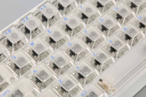 Claviers en aluminium certifiés RoHS avec touches PBT et construction métallique Claviers USB haut de gamme pour usage professionnel - Product Image 5