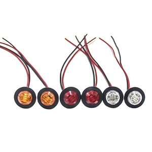 24V 12V <strong>LED</strong> Round Trailer Side Marker Indicator Rear Side Lamp for Cars <strong>Buses</strong> Trucks <strong>Autos</strong> External Car Light Accessories - Product Image 2