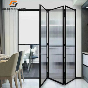 ประตูกระจกพับอลูมิเนียมพับได้ประตูกระจกพับได้สำหรับใช้ในบ้าน - Product Image 3