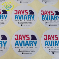 Kustom lembar stiker A4 kertas potong potong potong lembar stiker bulat