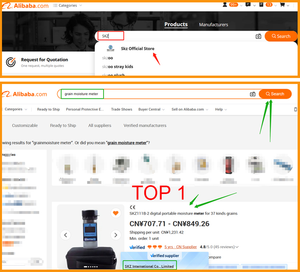 Prueba de humedad de Frijol mungo, repetibilidad, 0,5%, probador de humedad de grano para inspección de Calidad de Cultivos - Product Image 5
