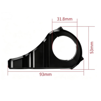 Fabrication CNC de précision en Chine, montage direct en aluminium billette CNC sur mesure pour 31,8 mm