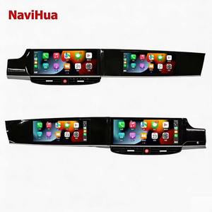 NaviHua เครื่องเล่นมัลติมีเดียระบบ Android แบบจอคู่ รองรับ Carplay พร้อมระบบนำทาง GPS สำหรับอัพเกรดวิทยุในรถยนต์ Porsche Panamera ปี 2011-2016 - Product Image 1