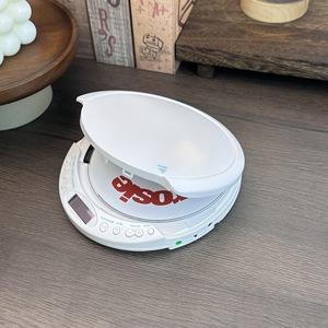 Lightweight Portable BT CD Player Retro Walkman Support MP3 WMA Disc LCD Display Built In <b>Speaker</b> AUX Output Home Travel Audio - Product Image 5