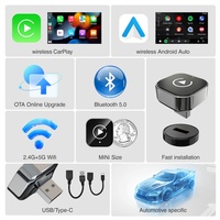 Adaptateur CarPlay sans fil Amazon 2 en 1, convertit le CarPlay filaire en sans fil, contrôle sans fil, Plug & Play, CarPlay pour voitures