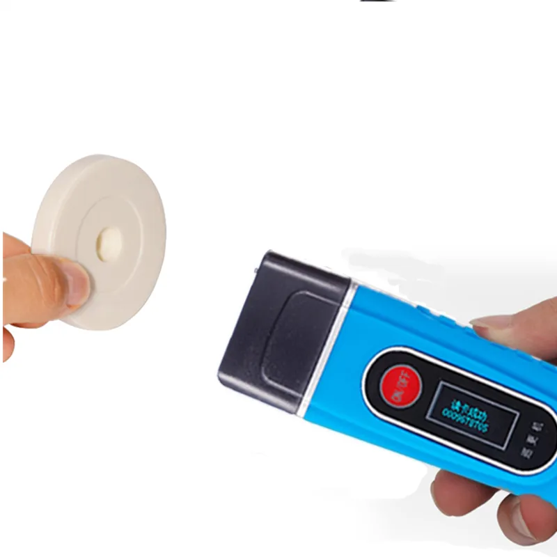 Круглый 40 мм NFC бирка для монет RFID контрольная точка тег охранник Tour RFID патрульная метка