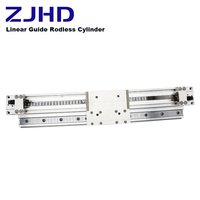 Cilindro sin vástago articulado mecánicamente ZJHD, tipo de guía lineal MYIH20-250H.