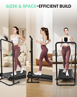 Tapis de course portable pour la maison avec écran LCD, option économique pour un entraînement mécanique, stock UE