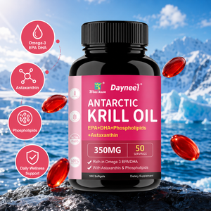 Huile de Krill de l'Antarctique à Marque Blanche, Compléments Alimentaires Oméga 3, EPA DHA, Bien-être Quotidien, Soutien Peau et Ongles, OEM ODM - Product Image 1